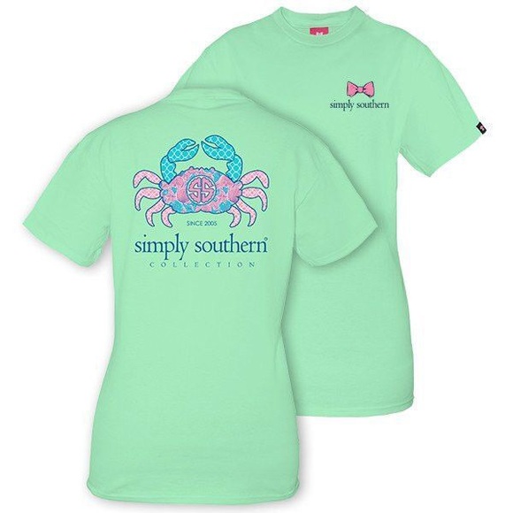 Simply southern crab shirt Clearance